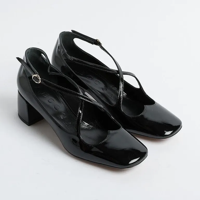 A.BOCCA Decollete* - Decollete - 32019 - Black Varnish