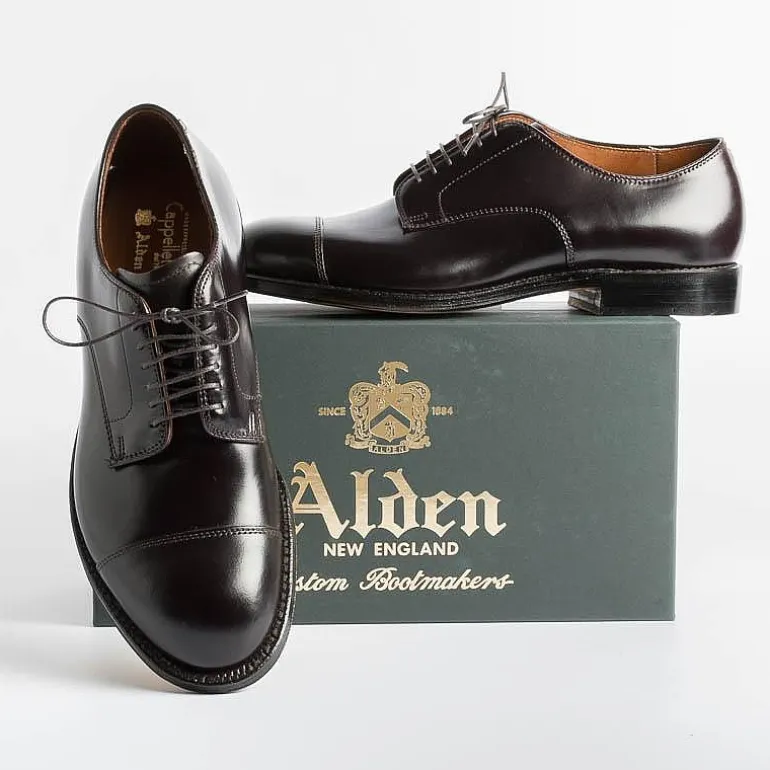 Alden Derby And Oxford Shoes* - 5666 - Derby Modified (Ergonomic) - Cordovan Color 8