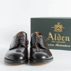 Alden Derby And Oxford Shoes* - 53501 - Smooth Modified Derby (Ergonomic) - Cordovan Color 8