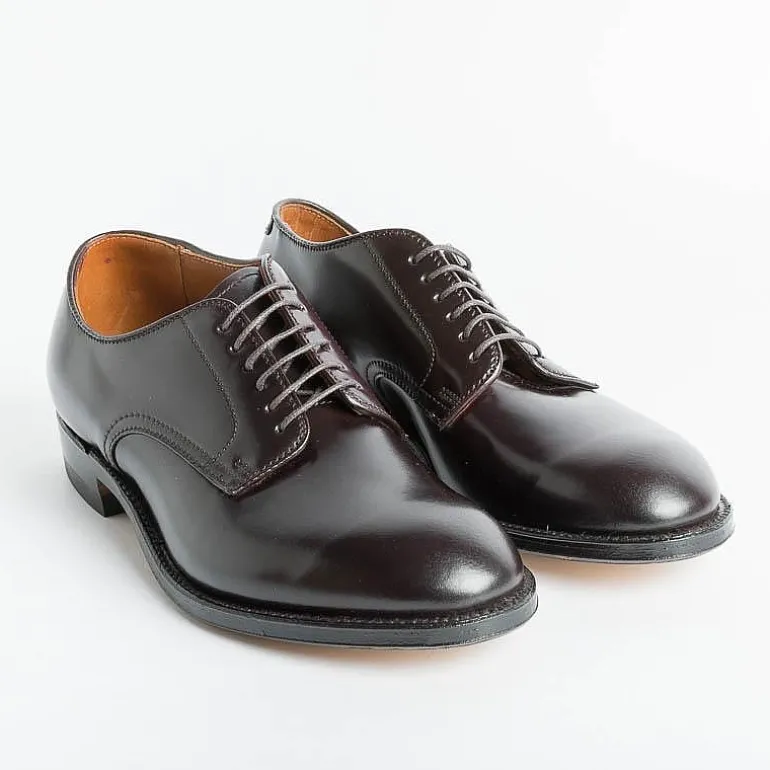 Alden Derby And Oxford Shoes* - 53501 - Smooth Modified Derby (Ergonomic) - Cordovan Color 8