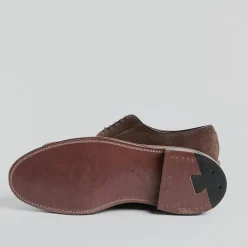 Alden Derby And Oxford Shoes* - 9503 - Suede Derby - Tobacco