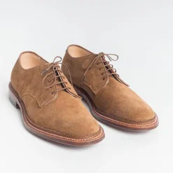 Alden Derby And Oxford Shoes* - 29336F - Suede Derby - Light Brown