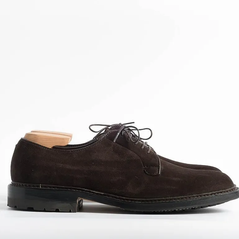 Alden Derby And Oxford Shoes* - M5402C - Dark Brown Suede Derby