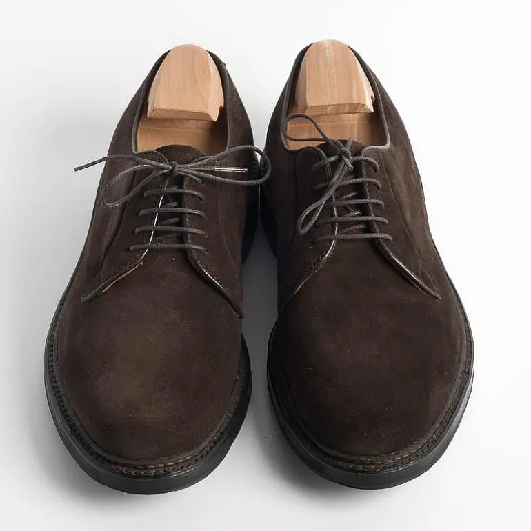 Alden Derby And Oxford Shoes* - M5402C - Dark Brown Suede Derby