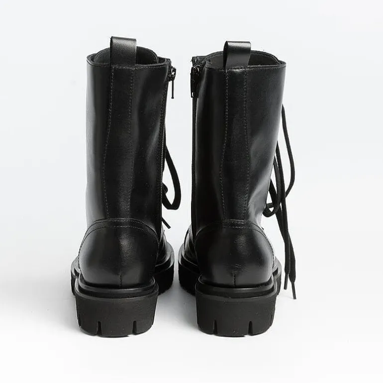 ANNA F Combat Boots* - Amphibian - 9544 - Nappa - Black