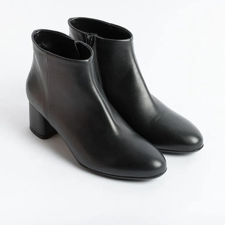 Anna F. Ankle Boots*Anna F - Ankle Boot - 9787 - Black Nappa