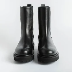 Anna F. Ankle Boots*Anna F - Ankle Boot - 9715 - Black Leather