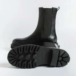 Anna F. Ankle Boots*Anna F - Ankle Boot - 9715 - Black Leather