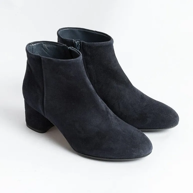 Anna F. Ankle Boots*Anna F - Ankle Boot - 9787 - Blue Suede