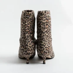 Anna F. Ankle Boots*Anna F - Ankle Boot - 9800 - Stretch Fabric - Spotted