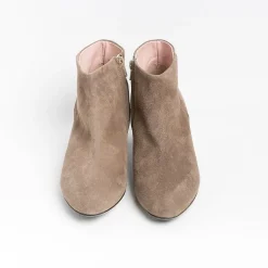 Anna F. Ankle Boots*Anna F - Ankle Boot - 9787 - Taupe Suede