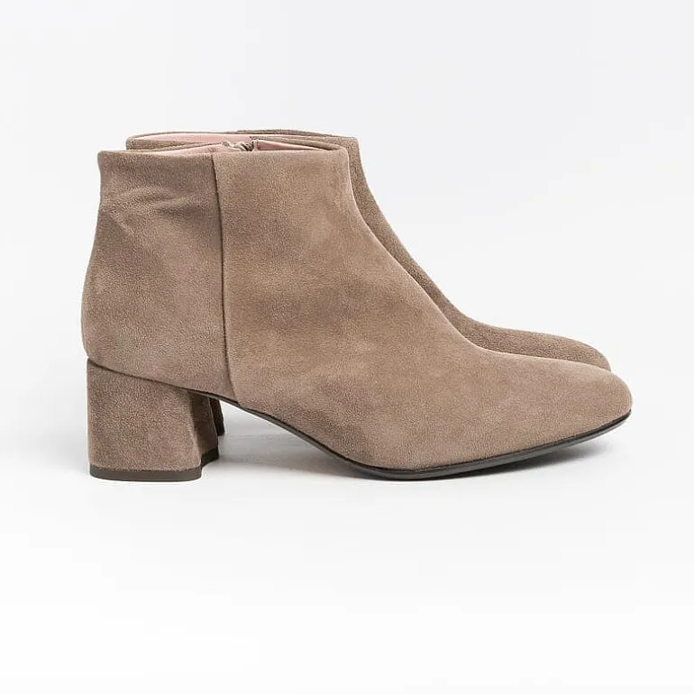 Anna F. Ankle Boots*Anna F - Ankle Boot - 9787 - Taupe Suede