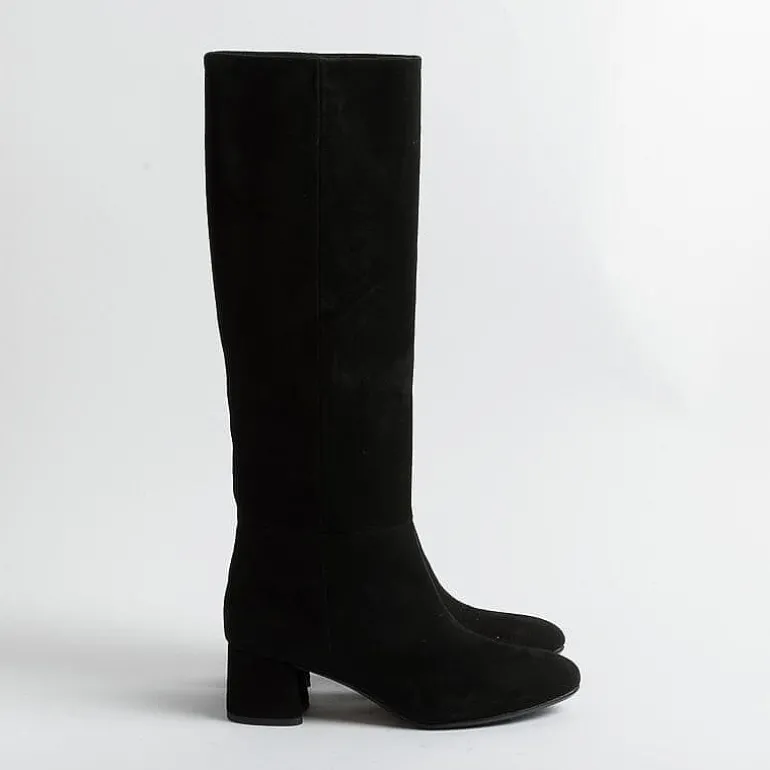 Anna F. Boots*Anna F - Boots - 9788 - Suede - Black