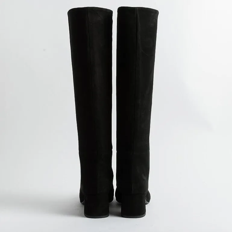 Anna F. Boots*Anna F - Boots - 9788 - Suede - Black