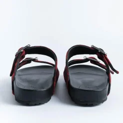 Anna F. Low Sandals*Anna F - Flat Sandals - 3374 - Red Check
