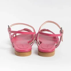 Anna F. Low Sandals* - Flat Sandals 3669 - Fuchsia