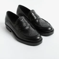 Anna F. Loafers*Anna F - Loafer - 1605 - Leather - Black