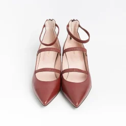 Anna F. Decollete* - Pumps - 1656 - Leather - Carmine