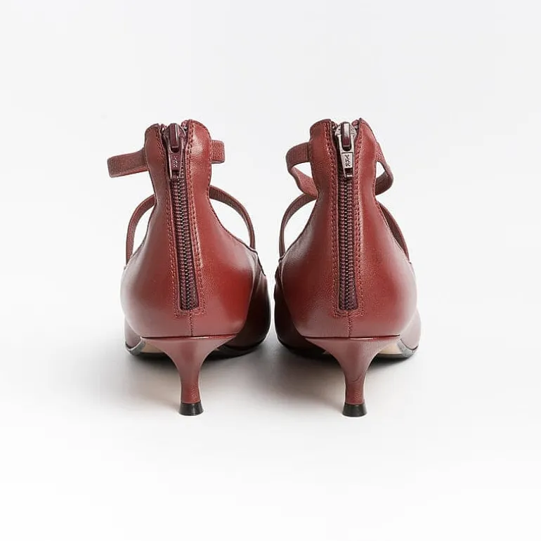 Anna F. Decollete* - Pumps - 1656 - Leather - Carmine