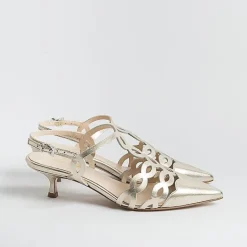 Anna F. Slingbacks* - Sling Back - 1483 - Platinum Laminate