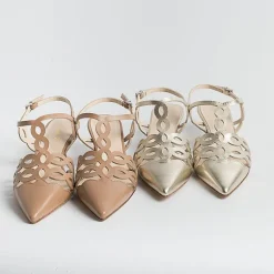Anna F. Slingbacks* - Sling Back - 1483 - Platinum Laminate