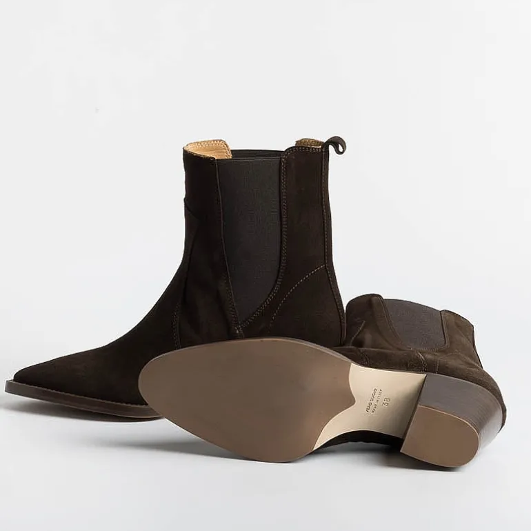 Anna F. Texans*Anna F - Texan - 9690 - Dark Brown Velor