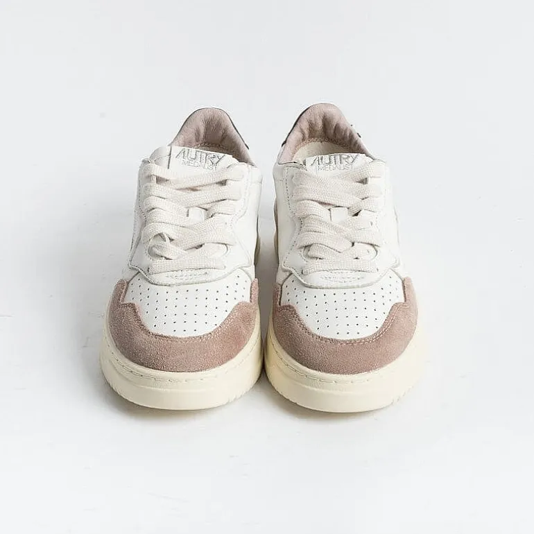 AUTRY - Collezione donna Sneakers*Autry - Aulw Gs20 - Sneakers - Low Wom Suede Leat - White Dove Black