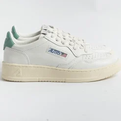 AUTRY - Collezione donna Sneakers*Autry - Aulw Ll56 - Sneakers Low Wom All Leat - White Green Malachite