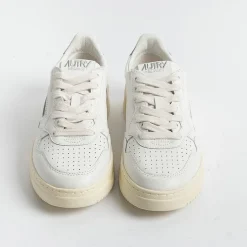 AUTRY - Collezione donna Sneakers*Autry - Aulw Ll56 - Sneakers Low Wom All Leat - White Green Malachite