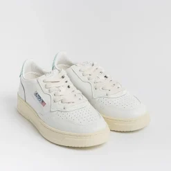 AUTRY - Collezione donna Sneakers*Autry - Aulw Ll49 -Sneakers Low Wom All Leat - White Turquoise