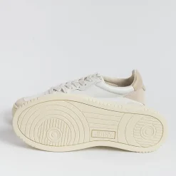 AUTRY - Collezione donna Sneakers*Autry - Aulw Ls58 - Sneakers Low Wom Leat - White Beige Pepper