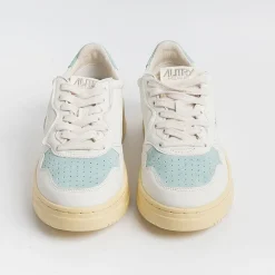 AUTRY - Collezione donna Sneakers*Autry - Aulw Sl02 - Sneakers Low Wom Suede Leat - White Turquoise