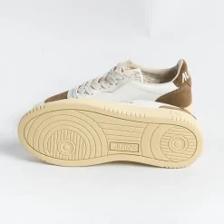 AUTRY - Collezione donna Sneakers*Autry - Aulw Sl06 - Sneakers - Low Wom Suede Leat - White Cigar