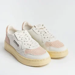 AUTRY - Collezione donna Sneakers*Autry - Aulw Sl03 -Sneakers Low Wom Suede Leat - White Pink