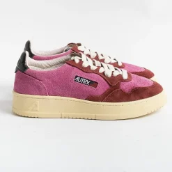 AUTRY - Collezione donna Sneakers*Autry - Aulw Ss19 -Sneakers Low Wom Leat - Fuchsia Bordeaux