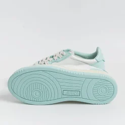 AUTRY - Collezione donna Sneakers*Autry - Aulw Wb20 - Sneakers Low Wom Leat - White / Turquoise