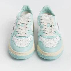 AUTRY - Collezione donna Sneakers*Autry - Aulw Wb20 - Sneakers Low Wom Leat - White / Turquoise