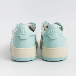 AUTRY - Collezione donna Sneakers*Autry - Aulw Wb20 - Sneakers Low Wom Leat - White / Turquoise