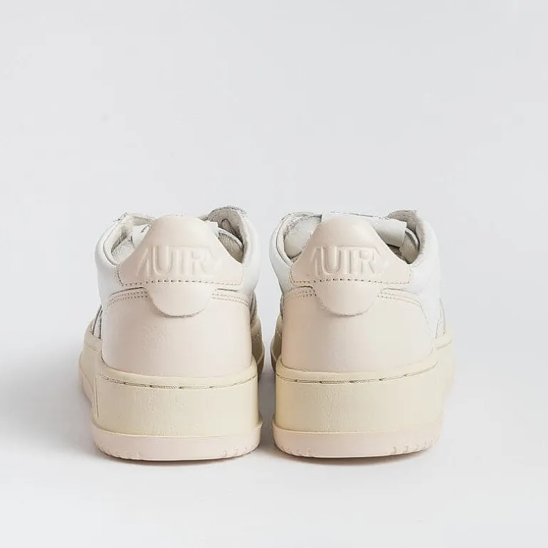 AUTRY - Collezione donna Sneakers*Autry - Aulw Wb28 - Sneakers Low Wom Leat - White Light Pink