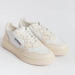 AUTRY - Collezione donna Sneakers*Autry - Aulw Wb28 - Sneakers Low Wom Leat - White Light Pink