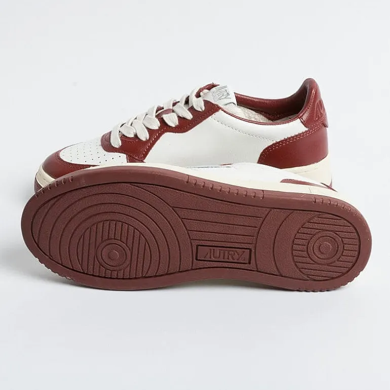 AUTRY - Collezione donna Sneakers*Autry - Aulw Wb35 -Sneakers Low Wom Leat - White Syrah