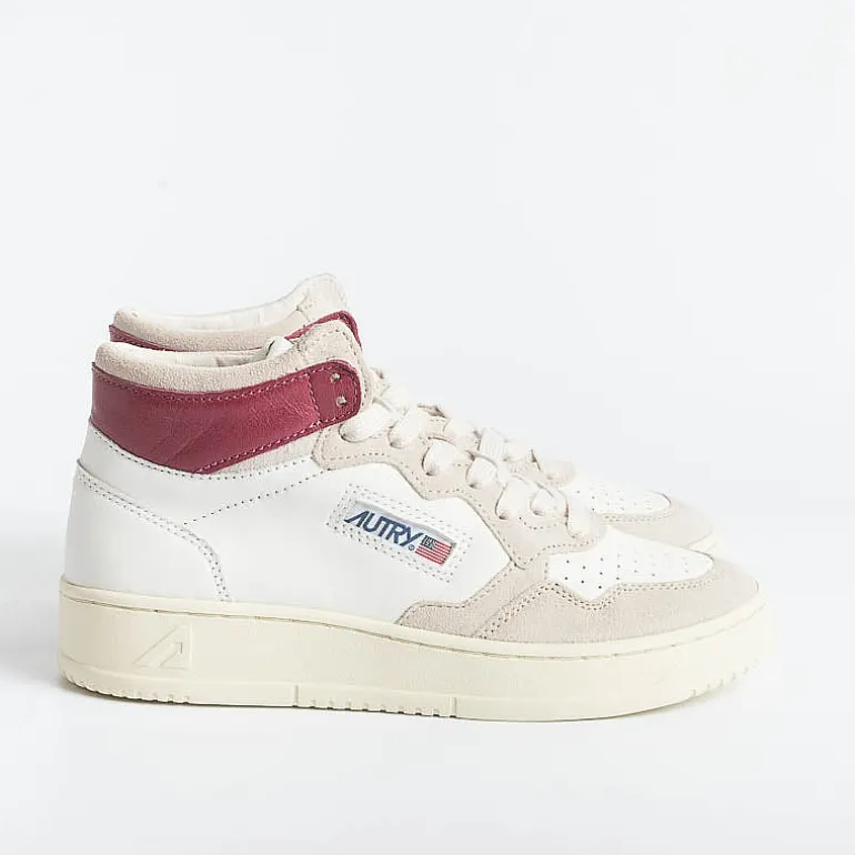 AUTRY - Collezione donna Sneakers*Autry - Aumw Gs08 - Mid Wom Goat Sneakers - Amethyst White