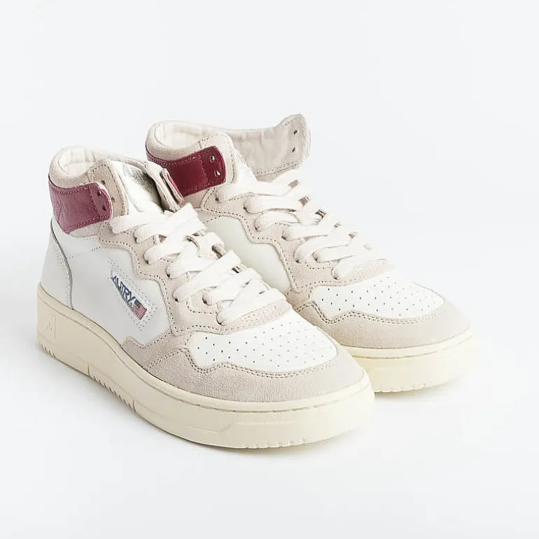 AUTRY - Collezione donna Sneakers*Autry - Aumw Gs08 - Mid Wom Goat Sneakers - Amethyst White