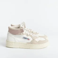 AUTRY - Collezione donna Sneakers*Autry - Aumw Gs02 - Sneakers Mid Wom Goat - White Pink
