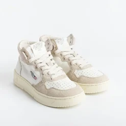 AUTRY - Collezione donna Sneakers*Autry - Aumw Gs02 - Sneakers Mid Wom Goat - White Pink