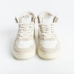 AUTRY - Collezione donna Sneakers*Autry - Aumw Gs02 - Sneakers Mid Wom Goat - White Pink