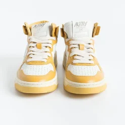 AUTRY - Collezione donna Sneakers*Autry - Aumw Wb12 - Sneakers Mid Wom Leat - Mustard