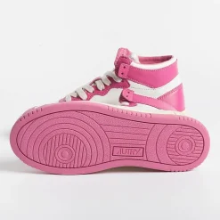 AUTRY - Collezione donna Sneakers*Autry - Aumw Wb14 - Sneakers Mid Wom Leat - Pink Bubble