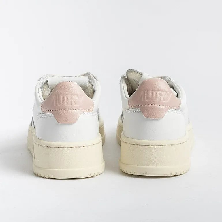AUTRY - Collezione donna Sneakers*Autry - Sneakers Kulk Ll16 - Low Kid - Leath/Leat - White Pink