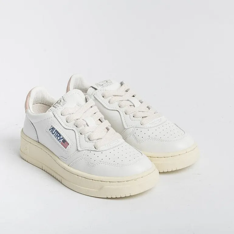 AUTRY - Collezione donna Sneakers*Autry - Sneakers Kulk Ll16 - Low Kid - Leath/Leat - White Pink